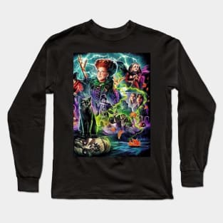 Sanderson Sisters, Witches, Trick or Treat, Spooky Halloween Long Sleeve T-Shirt